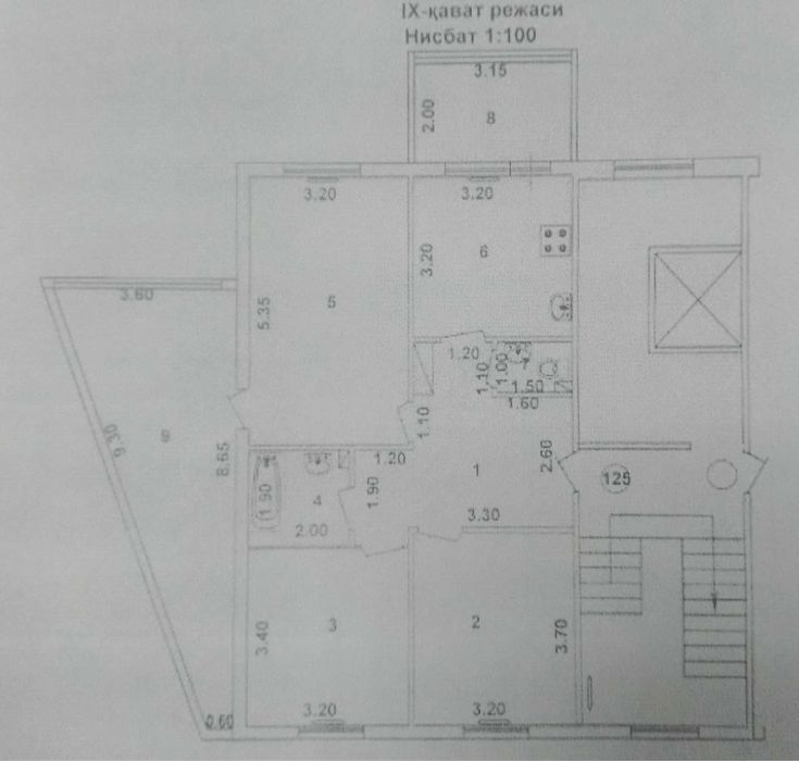 4/9/9 Паркентский, 96 м2
