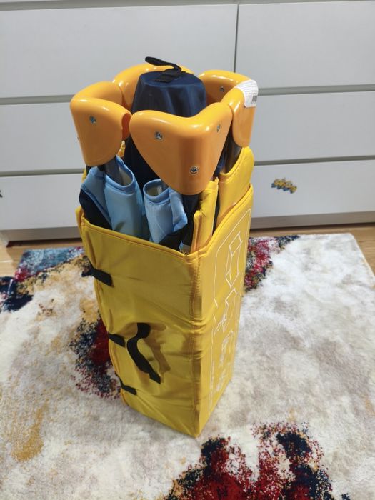 Сгъваемо легло Hauck Dream'n Play Plus, Жълто/Тъмносиньо