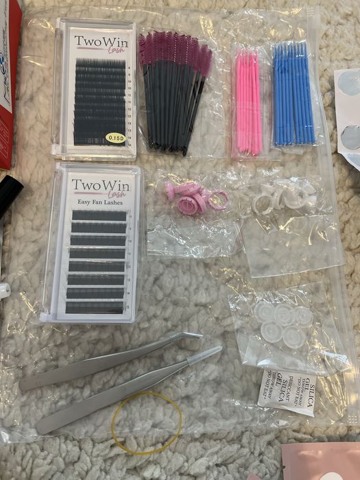 Kit extensii gene false cu uscator gene si accesorii