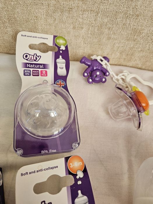 Hammasi yangi chaqaloqlar uchun butilka,soska va nasadkalar.