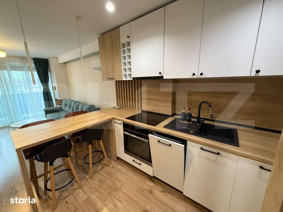 Apartament 2 camere, 48 mp, parcare, zona Facultatea de Litere