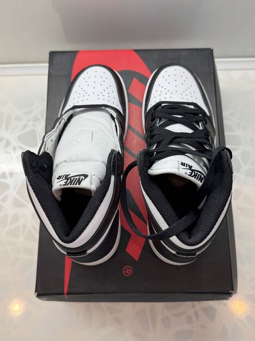 Jordan 1 Retro Black White Кецове Обувки 36 + 38 Номер + Кутия
