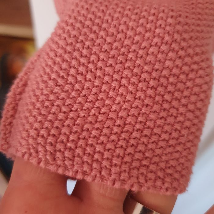 Salopetă tricotată fetițe nouă 62/68