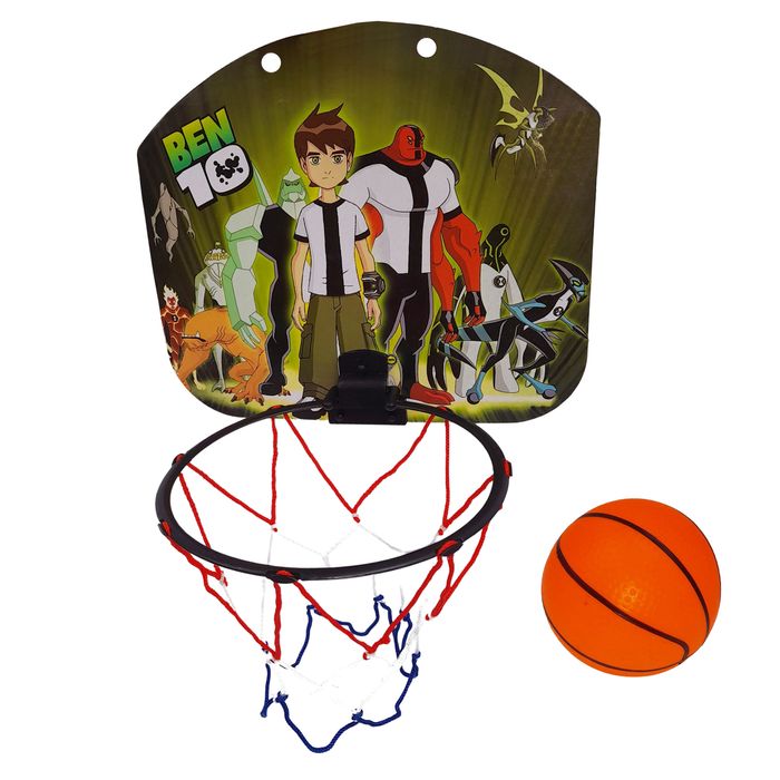 Set mini cos baschet IdeallStore®, Ben 10 Edition, plastic si minge