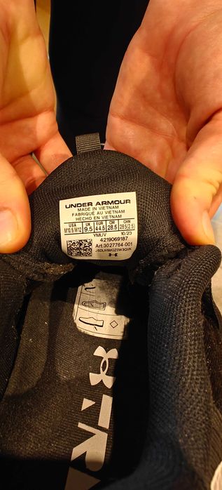 Under Armour Sonic Trail - Black/Anthracite/Steel - 44.5