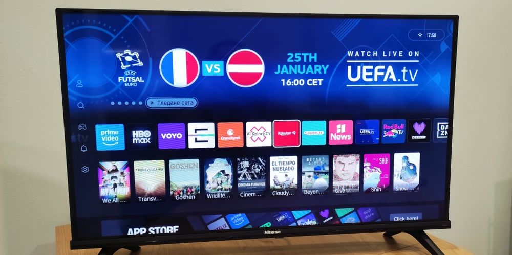 Hisense 32" LED Smart телевизор