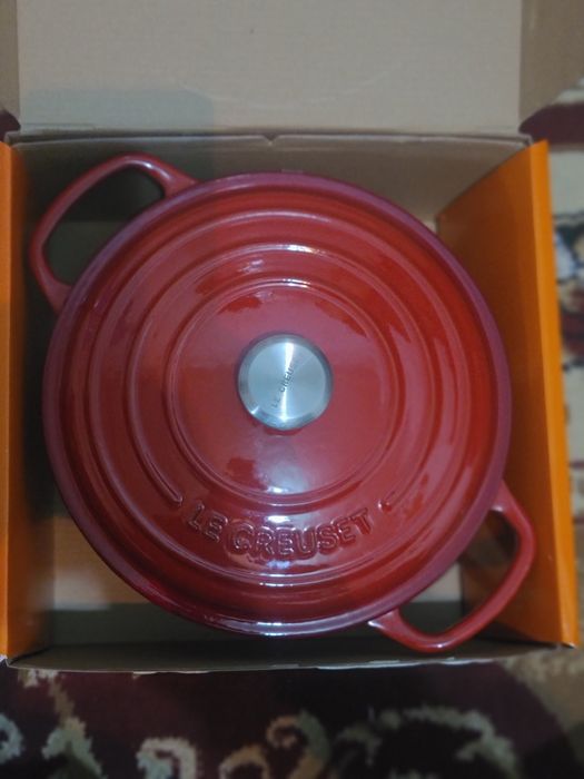 Le creuset qozon fransiyada ishlab chiqarilgan chugun arginal yengi