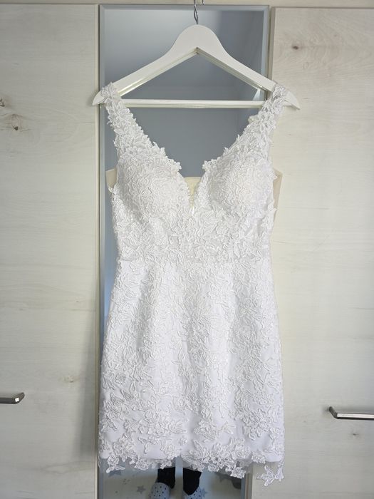 Свадебное платье-трансформер 42-44 (б/у)