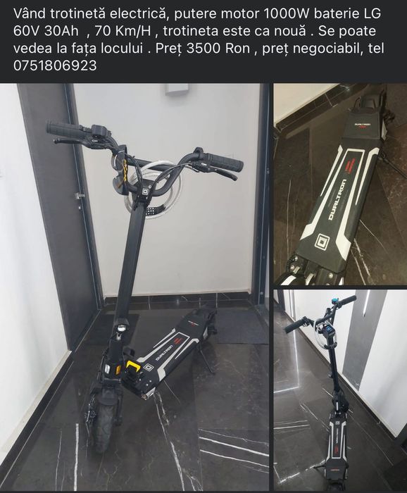 Vând trotinetă electrică