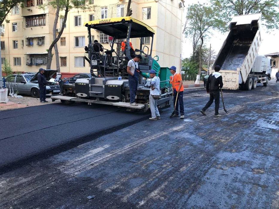 Асфальтирование дорог в Ташкенте и Таш областях