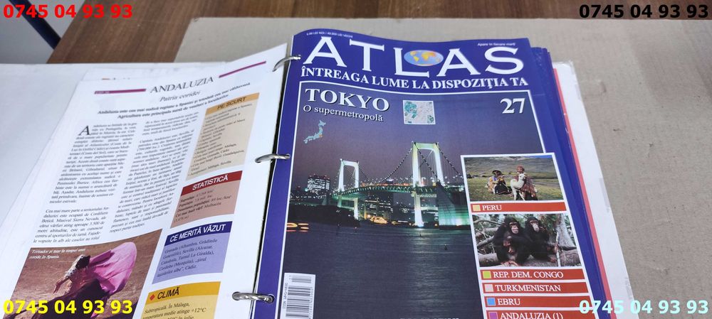 carte carti atlas Deagostini intreaga lume la dispozitia ta