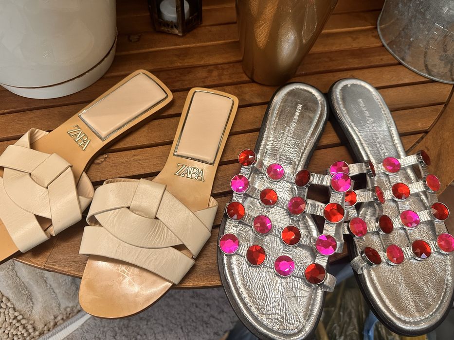 Дамски обувки и сандали -ест.кожа