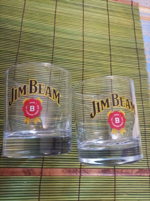 Рекламни чаши за уиски - Jim Beam, Four Roses и за узо