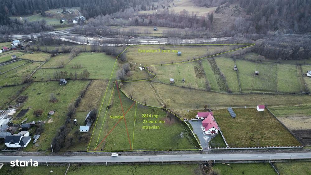 Vindem teren parcelabil in Vatra Moldovitei - Bucovina