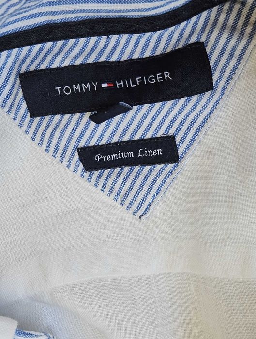 Мъжка ленена риза Tommy Hilfiger Linen - XL/XXL