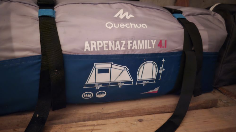 Палатка arpenaz 4.1 за 4 души декатлон