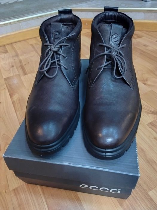 Ботинки Ecco (Дания),GoreTex,кожа,оригинал,новые,р-р 43