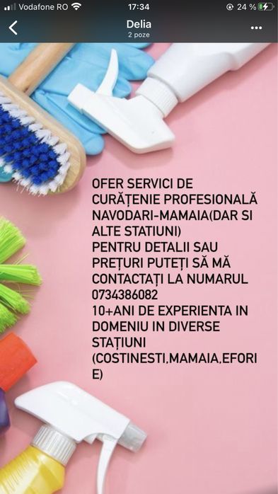 Ofer servicii de curatenie