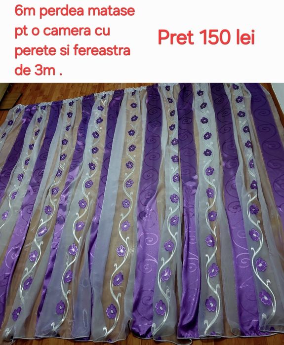 Vand perdea si set covoare de matase