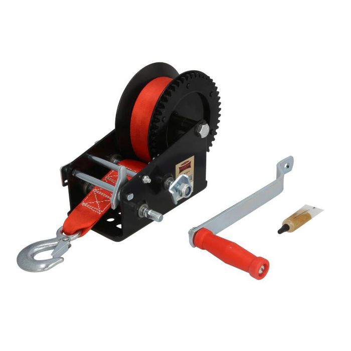 Ръчна лебедка с 2 скорости 3500lbs 1588кг колан 8м