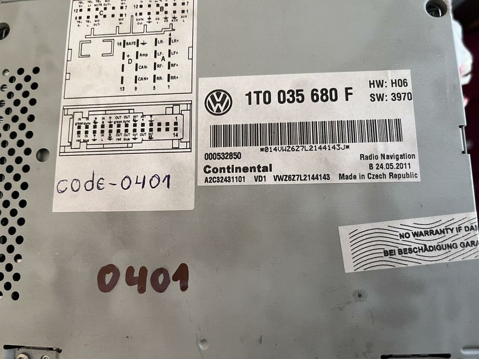 ОРИГИНАЛНА  навигация RNS 510