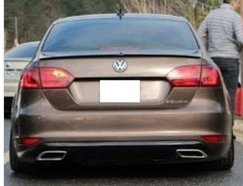 Difuzor bara spate prelungire lip Volkswagen VW Jetta MK6 negru lucios