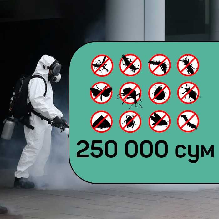 Дезинфекция Dezinfeksiya 24/7 обработка клоп, таракан, запахи, плесень