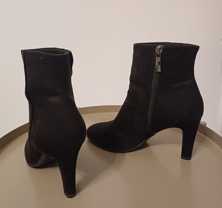 Botine Tamaris negre 37 casual cocktail office