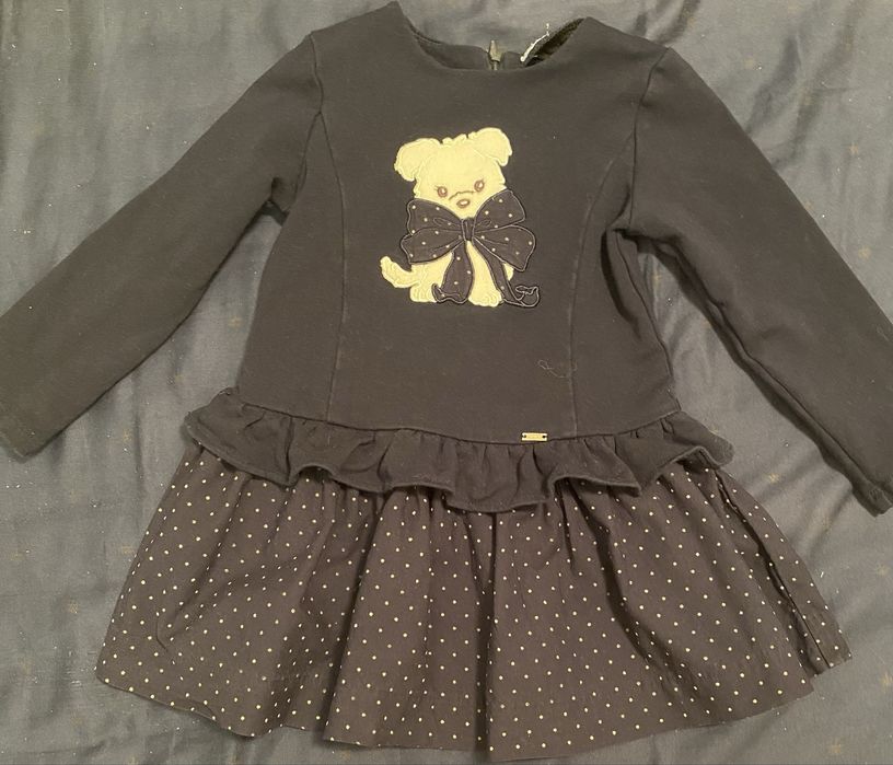 Rochiță Mayoral cu mânecă lungă, mărime 12-18 luni (86 cm)