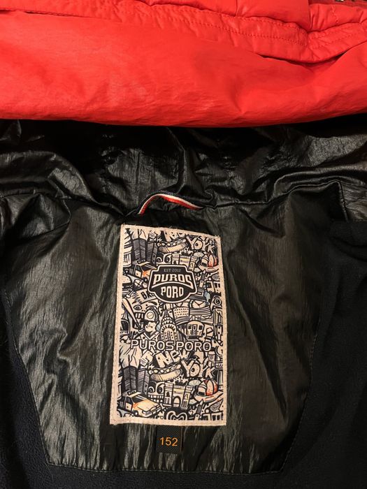 Пуховик для девочки рост 152 см