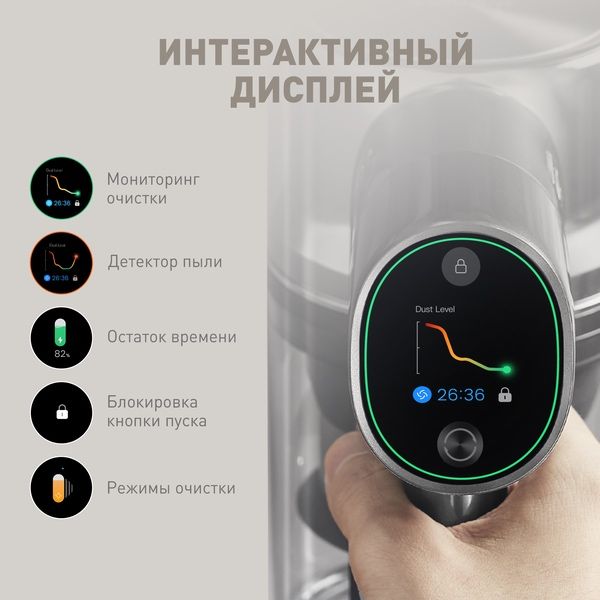 Пылесос Dreame T30 , серый