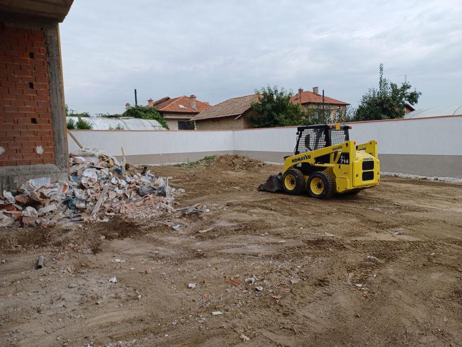 Услуги с бобкат и самосвал