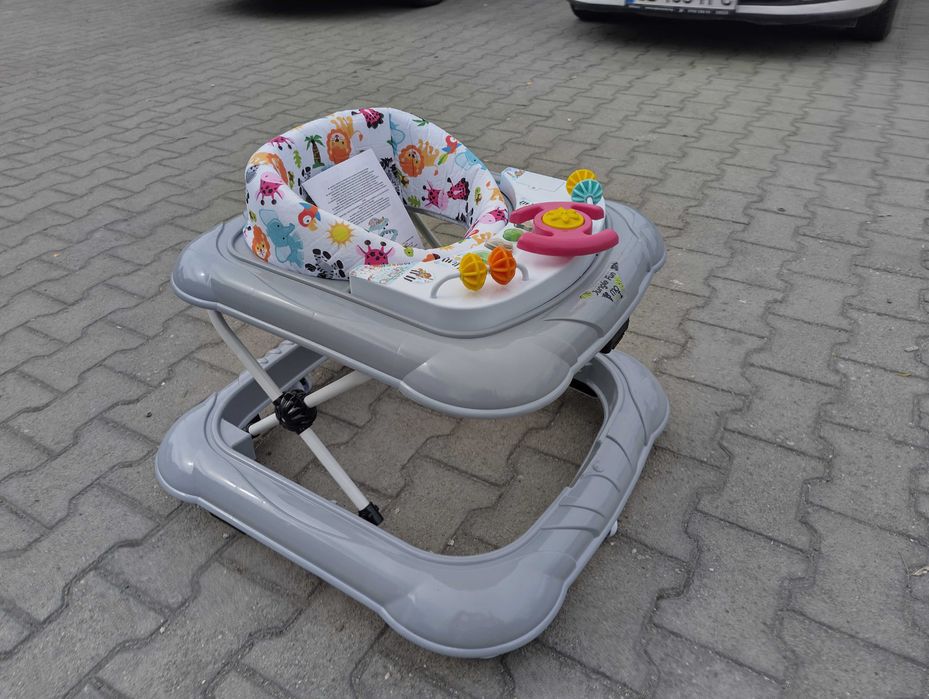 MONI Проходилка Jungle FUN сив