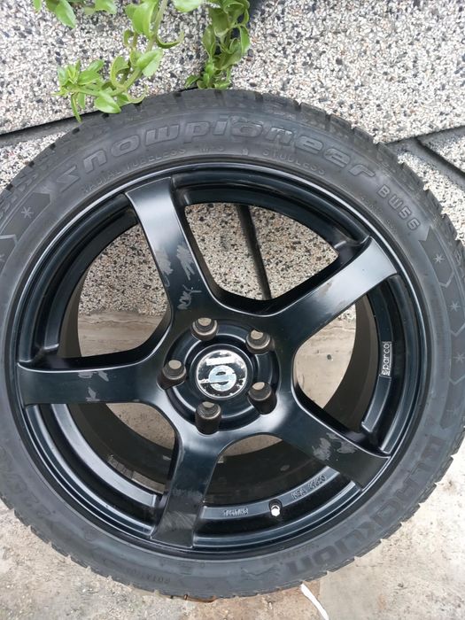Продавам джанти Sparco  RTT 524 - 7Jx17 - 5x114.3 - с гуми 4 броя.