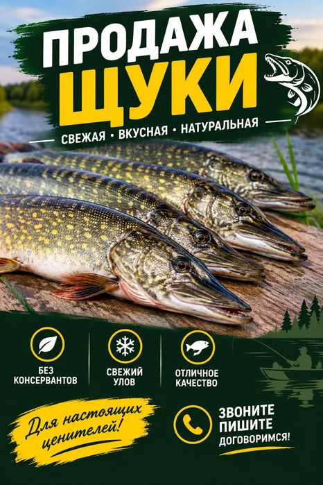 Щука свежие Иргизский