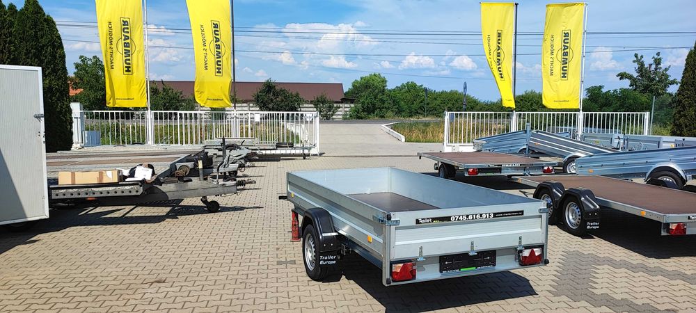 Remorca  cu foi lamelare si amortizoare 750kg