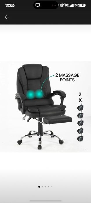 Scaun de birou cu masaj
