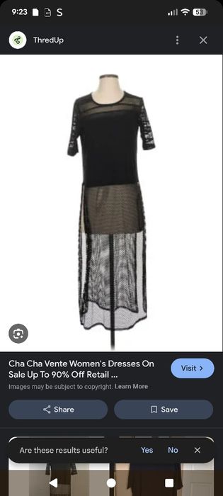 Vand Rochie casuale Cha Cha vente, neagra