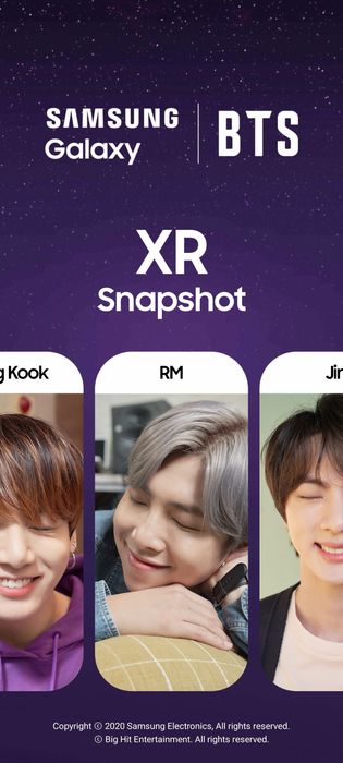 Samsung S20+ BTS Edition
