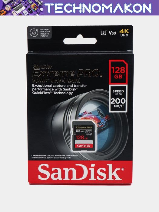SanDisk extreme Pro 128gb 200mb/s