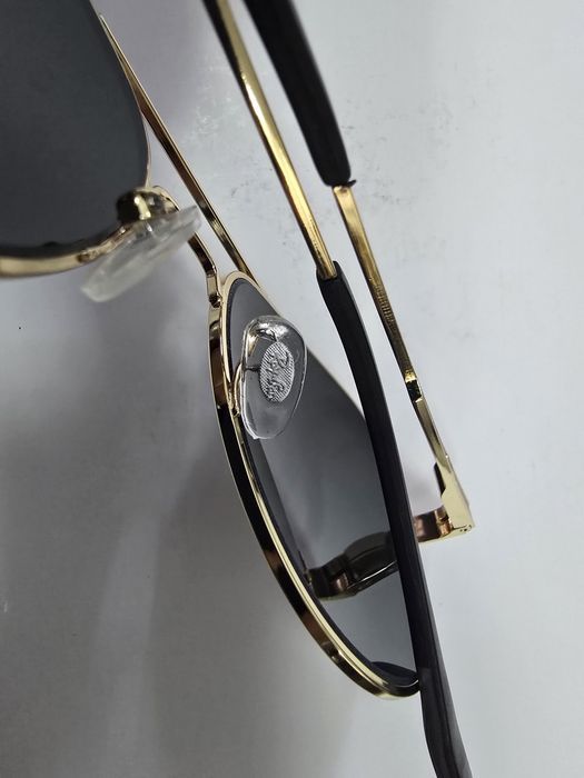 Ochelari de soare Rayban RB5843, lentila sticla, rama aurie,lentila verde, noi