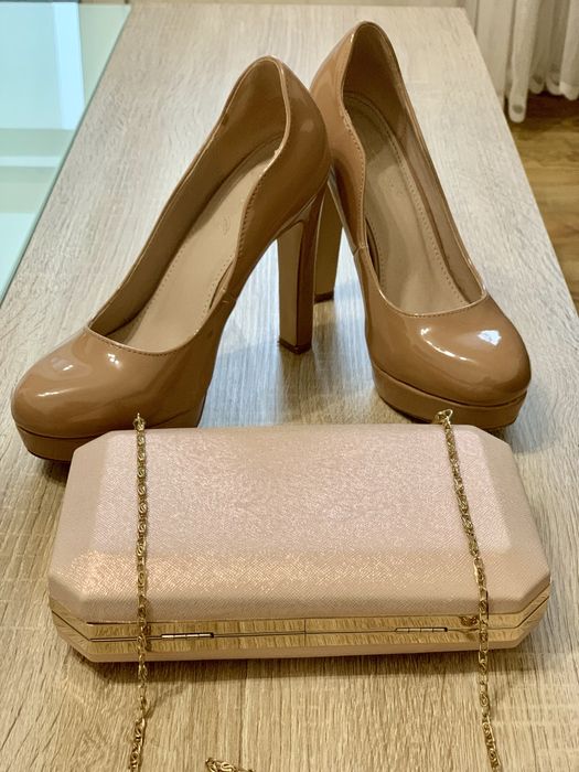 Продавам Елегантна дамска Чанта Paolo Boccelli + обувки №35 подарък!