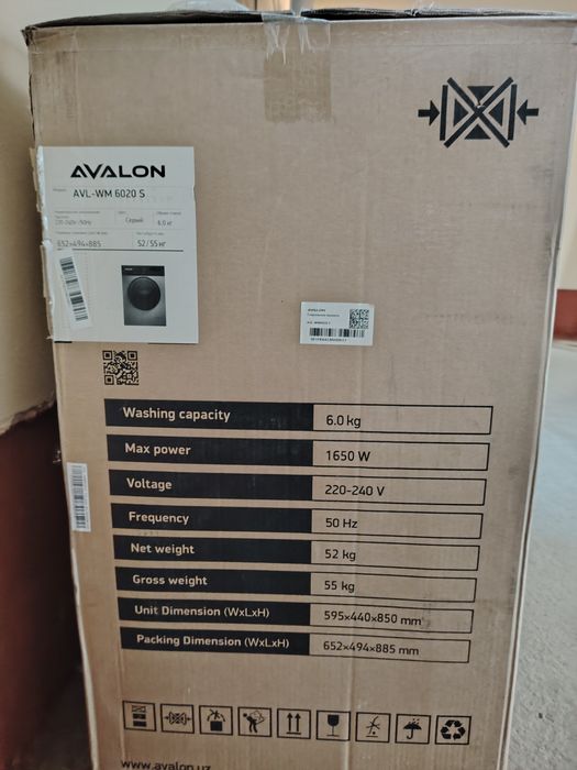 AVALON kir yuvish mashinasi yangi