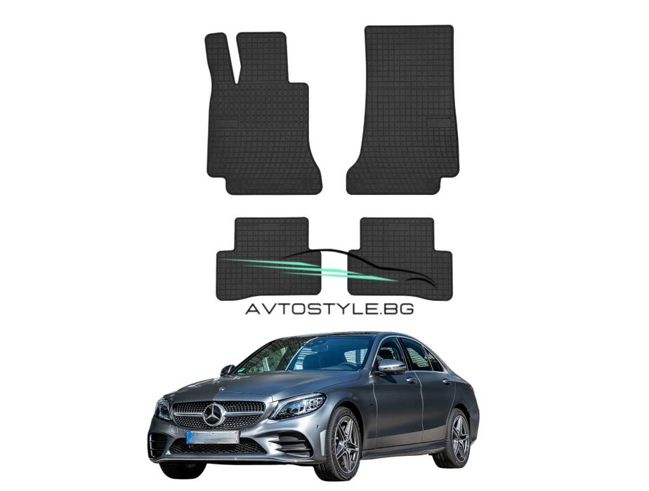 Гумени стелки за Mercedes C class W205, 2014-2021 г., Frogum - El Toro