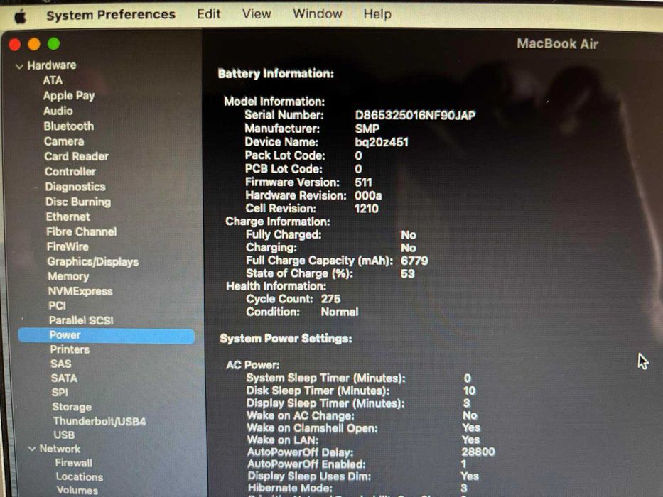 Macbook Air 2015 (Intel Core i5/4GB RAM/128GB SSD)