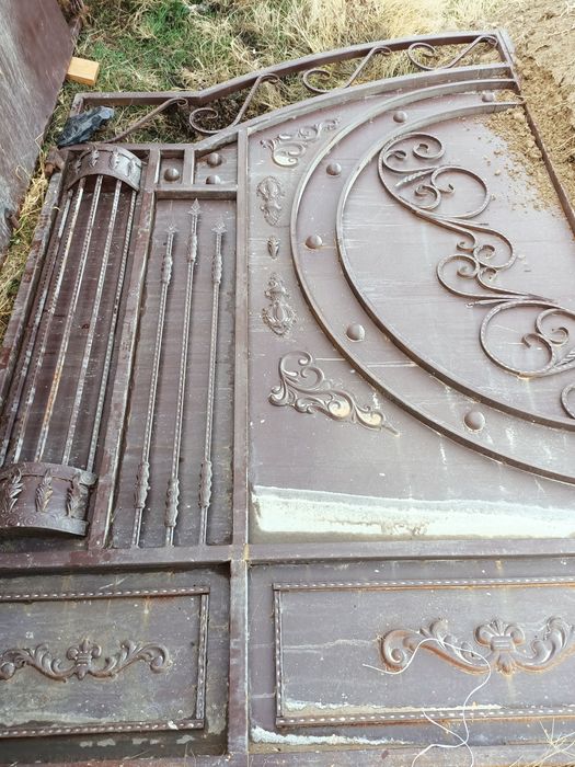 Ворота новые без калитки