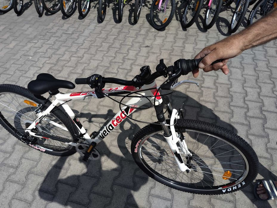 SPRINT Алуминиев велосипед 29" Velotec PRO бял/червен