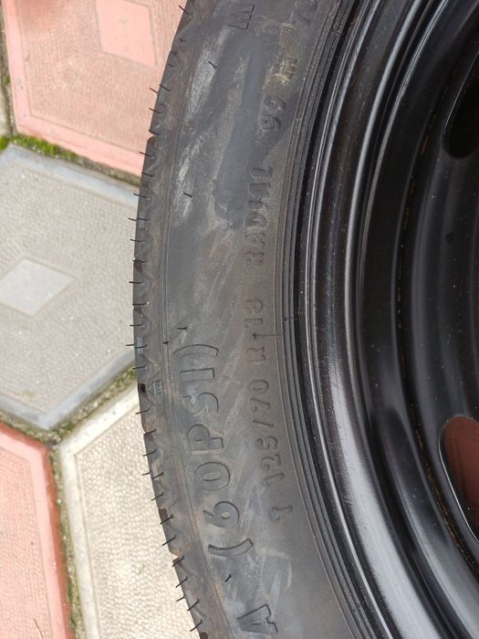 Roata de rezerva slim 125 70 r18 CONTINENTAL prindere 5x112