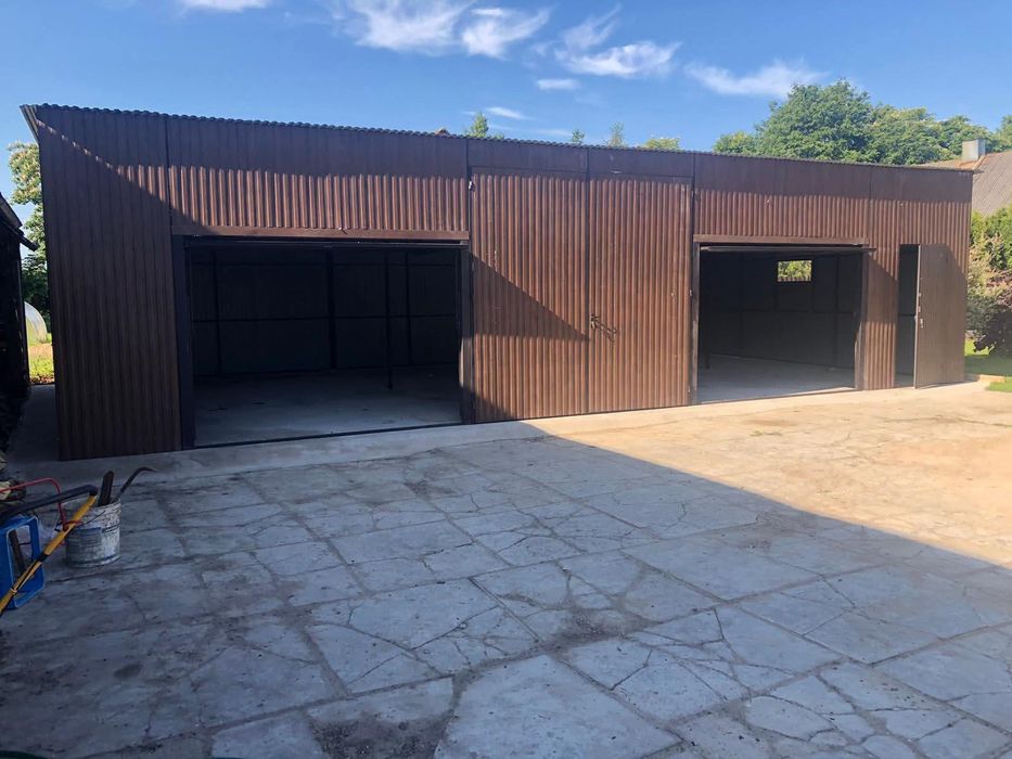 Executam garaje metalice din panouri sandwich – Montaj rap