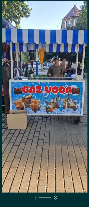 Газ вада ясаймиз ва морс учун хархил  сироп ва колбалар ва стойка  бор